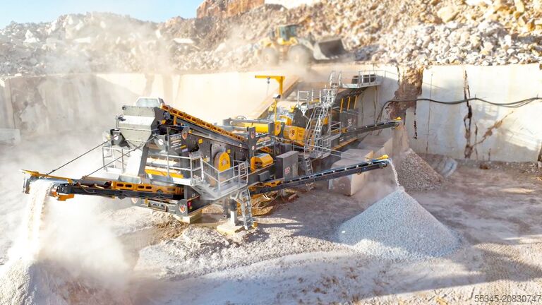 Rázový drvič FABO PRO-150 MOBILE CRUSHER | WOBBLER FEEDER