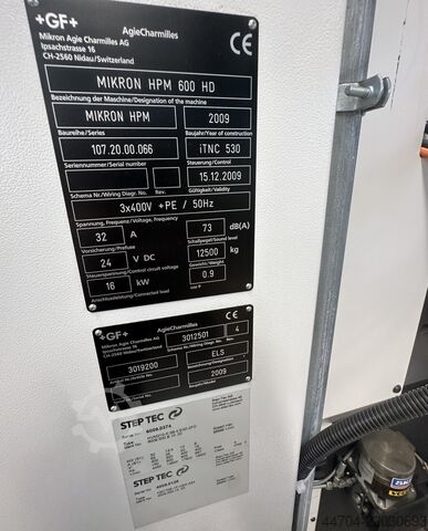 Vertikalni obradni centar Mikron HPM 600 HD