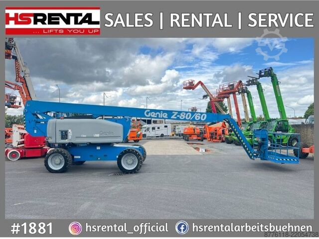 Scharnierende telescopische hoogwerker Genie Z80/60 diesel 4x4x4 26m - 1881