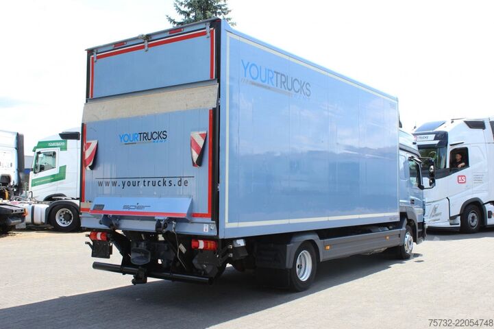 Vrachtwagen met bakwagen Mercedes-Benz Atego  824 Koffer Schlafkabine Klima Standheizung