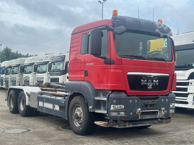 Lori angkat bekas roll-off MAN TGS 33.480 6x6H Abroller Hiab