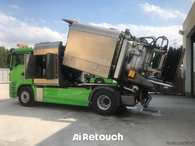 Camião-cisterna de vácuo MAN 18.440 LL Cappellotto CAP1600 Combi