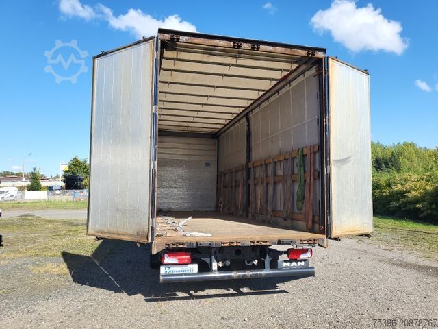 LKW mit Pritsche & Plane MAN TGM 15.290 BL Curtainside-Edscha, 1.Hand