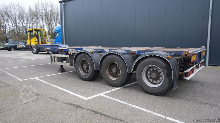 نقل الحاويات D-tec FT-43-03-V Flexitrailer multi container chassis...