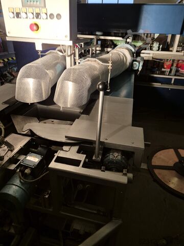 Qesëse rrjete makinerie për çantë mbajtëse për Äp STRAPACK  mit Netzklipper  Äpfel und Kar Type  EW 20