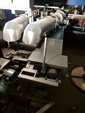 Qesëse rrjete makinerie për çantë mbajtëse për Äp STRAPACK  mit Netzklipper  Äpfel und Kar Type  EW 20