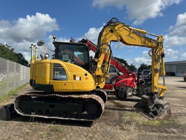 链式挖掘机 KOMATSU PC118MR-8, Verstellausleger, GPS, Hydr. S.W.S