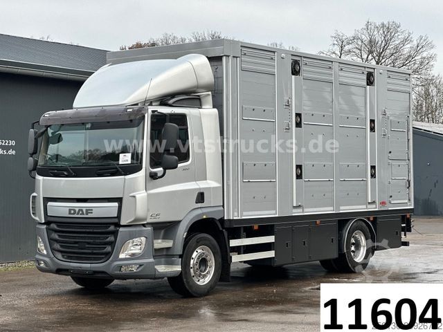 Camion pour bétail DAF CF 320 4x2 EU6c FINKL 2.Stock Viehtransporter