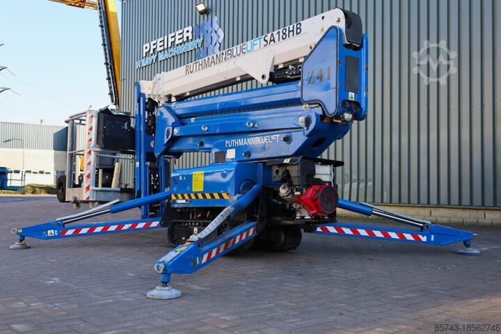 Articulated boom lift Ruthmann BLUELIFT SA18HD Gasoline / 220V, 18m Working Heigh