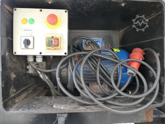 Semi-reboque porta-carroçaria amovível Fischer , NWK 26, Kippchassis, 1x20 Fuß Container