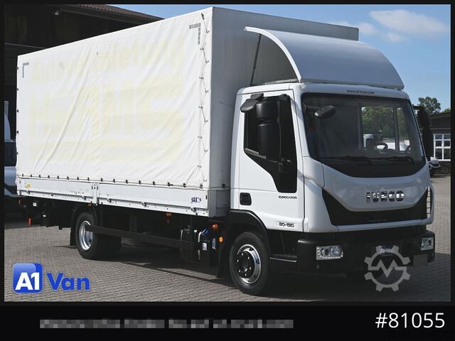 Προσαρμοσμένο φορτηγάκι IVECO Eurocargo 80E19 Pritsche Plane, LBW, Luftfederung