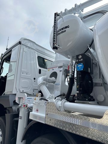 משאית מערבל בטון MERCEDES-BENZ Arocs 3243B 8x4 E6/Pumi FBP Stetter 24m-125/7m3