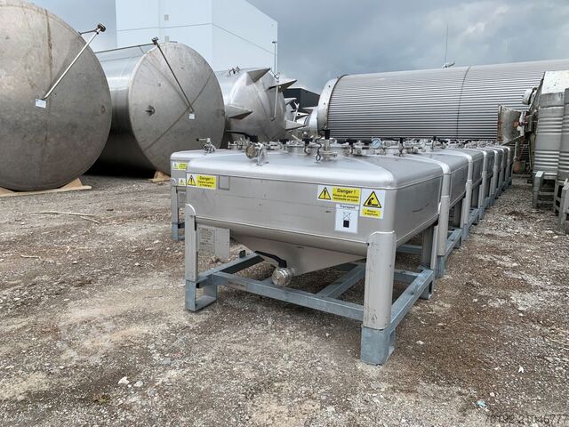 500 Liter Konuscontainer aus V4A  S15190