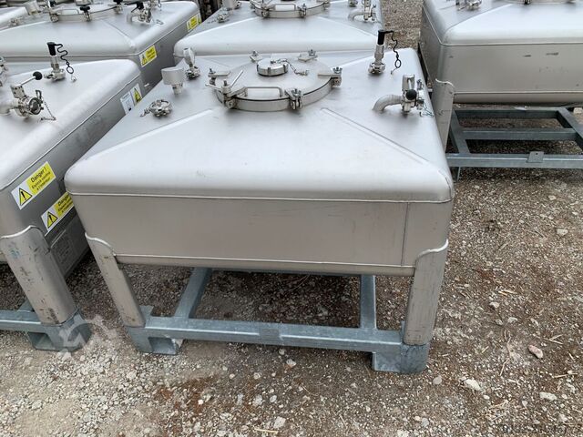 500 Liter Konuscontainer aus V4A  S15190