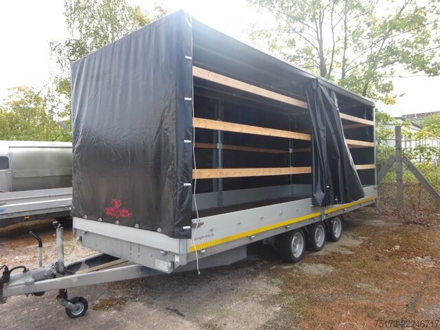 Otvorena prikolica s ceradom EDUARD 6022 5 PB30 Pritsche/Plane 3-Achser 100km/h