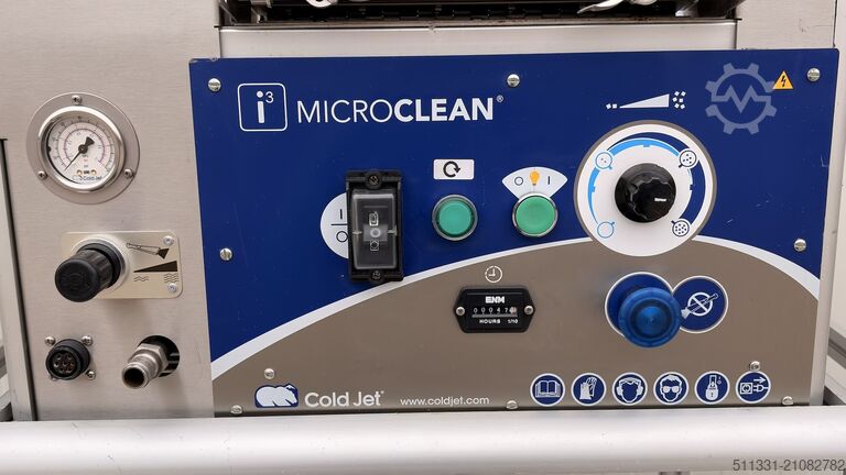 Dry ice blasting machine Cold Jet i3 Microclean DX / PALLET SHAVING