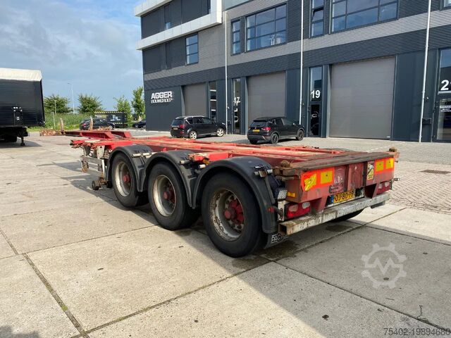 Transporte de contenedores Pacton T3-010 Multi / 3x Extendable /  1x Lift Axle