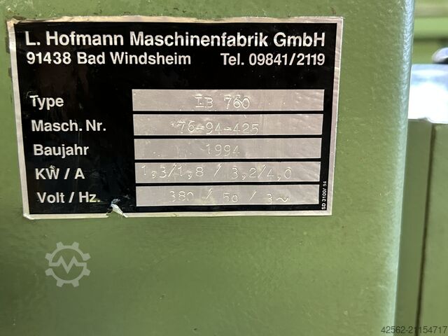 स्लॉट बोरिंग मशीन HOFFMANN LB 760