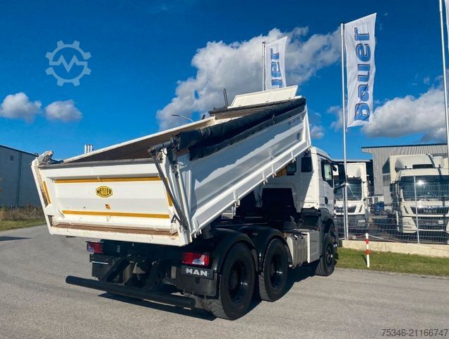 Camião basculante MAN TGS/26.520/6x4 BL/Bordmatik/Retarder/90to/25 tkm
