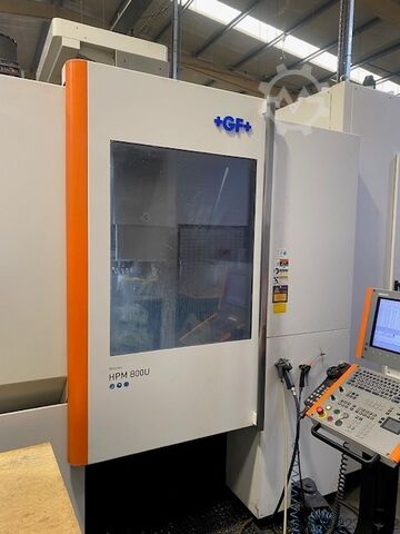 5 Axis universal machining center Mikron HPM 800U HD