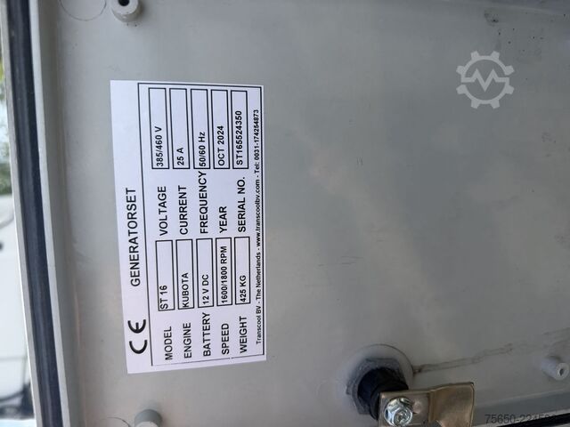 Trailer semi swap body web trailer LPRS 24  3 Achs Container- Chassis incl. Generator TranscoolWenig Benutzt
