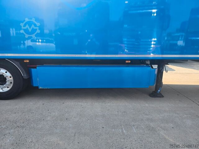 Furgona puspiekabe STAS S300ZX * SCHUBBODEN * 2X LIFT * 2X PALETTENK. *