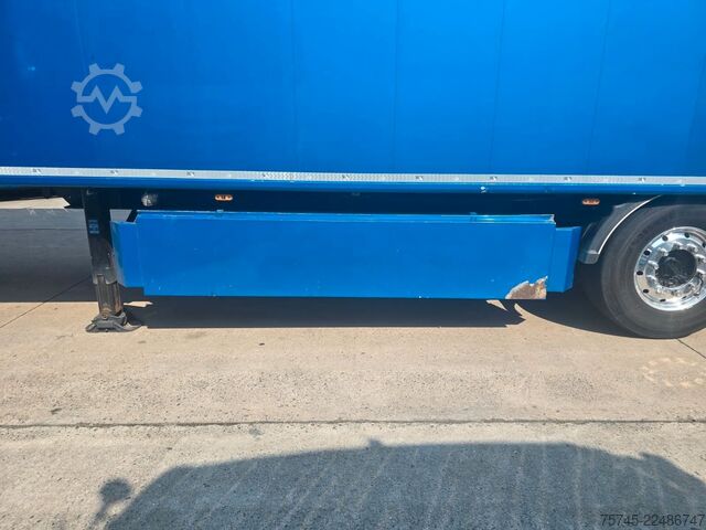 Furgona puspiekabe STAS S300ZX * SCHUBBODEN * 2X LIFT * 2X PALETTENK. *