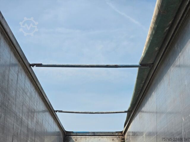 Furgona puspiekabe STAS S300ZX * SCHUBBODEN * 2X LIFT * 2X PALETTENK. *