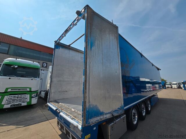 Furgona puspiekabe STAS S300ZX * SCHUBBODEN * 2X LIFT * 2X PALETTENK. *