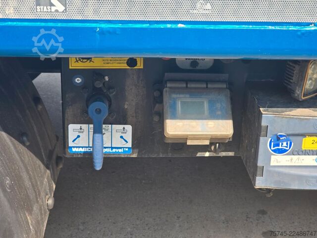 Furgona puspiekabe STAS S300ZX * SCHUBBODEN * 2X LIFT * 2X PALETTENK. *