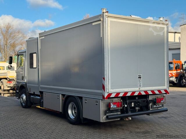 Vacuum tank truck MAN TGM 15.290 Kanalreiniger HD Pumpe Müller Aufbau