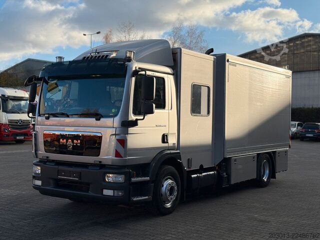 Vacuum tank truck MAN TGM 15.290 Kanalreiniger HD Pumpe Müller Aufbau