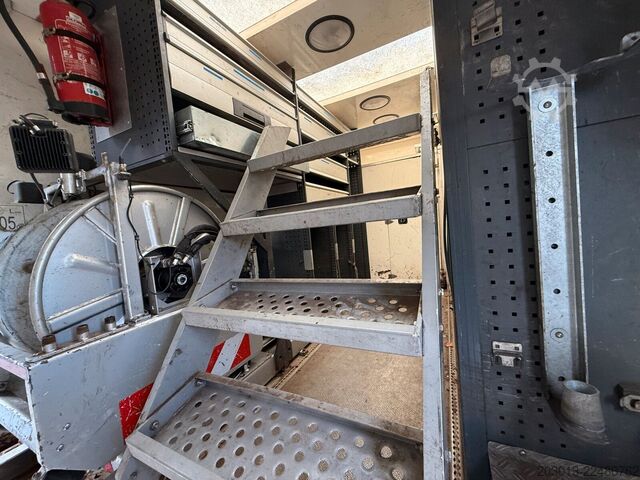 Vacuum tank truck MAN TGM 15.290 Kanalreiniger HD Pumpe Müller Aufbau