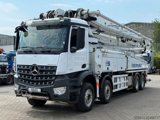 Steypu dæluvagn MERCEDES-BENZ AROCS 4451 8x4 EURO 6 Betonpumpe SERMAC 5RZ51