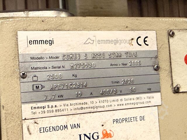 Sierra ingletadora doble EMMEGI COMBI 5 ASSI STAR TU/6