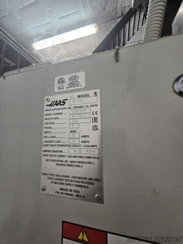 מרכז עיבוד שבבי אנכי HAAS VF-4SS