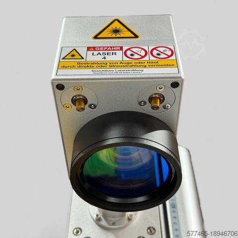 Graveringsmaskine 30 Watt Faserlaser Fiberlaser MD Laser 30 Watt 110mm Linse 30MAX110