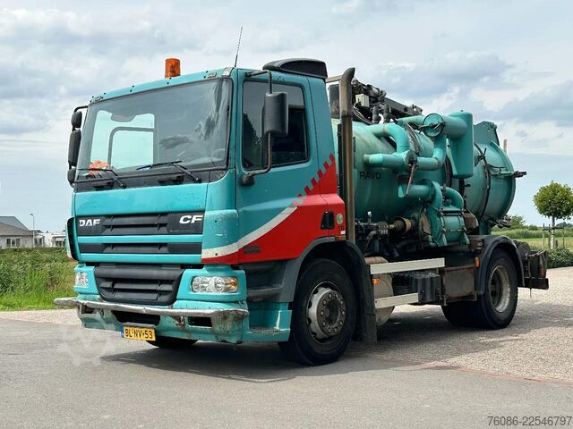Sesalno vozilo DAF CF 75.250 WITH RAVO KZ7082/150 VACUUM / CHANNEL...