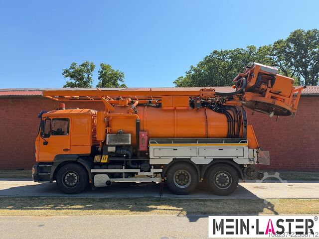 Vákuová cisterna MAN 27.460 Müller Saug HD Spüler 13m³ +  FB