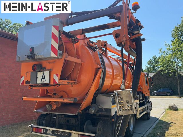 Vákuová cisterna MAN 27.460 Müller Saug HD Spüler 13m³ +  FB