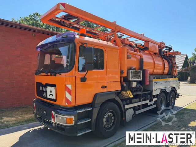 Vákuová cisterna MAN 27.460 Müller Saug HD Spüler 13m³ +  FB