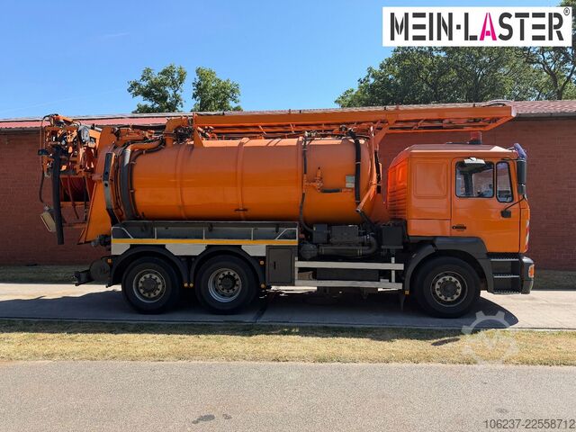 Vákuová cisterna MAN 27.460 Müller Saug HD Spüler 13m³ +  FB