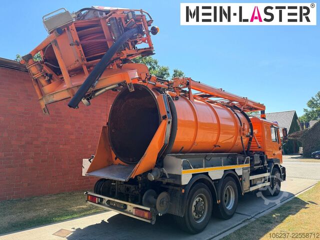 Vákuová cisterna MAN 27.460 Müller Saug HD Spüler 13m³ +  FB