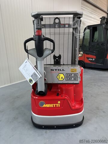 EXV 14 C * DEMO * Atex EX * Miretti 2G / Z1 y 3D / Z22 * ¡Batería NUEVA! STILL EXV 14 C * DEMO * Atex EX * Miretti 2G / Z1 & 3D / Z22 * NEW battery !!