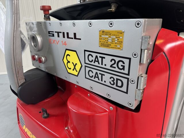 EXV 14 C * DEMO * Atex EX * Miretti 2G / Z1 y 3D / Z22 * ¡Batería NUEVA! STILL EXV 14 C * DEMO * Atex EX * Miretti 2G / Z1 & 3D / Z22 * NEW battery !!