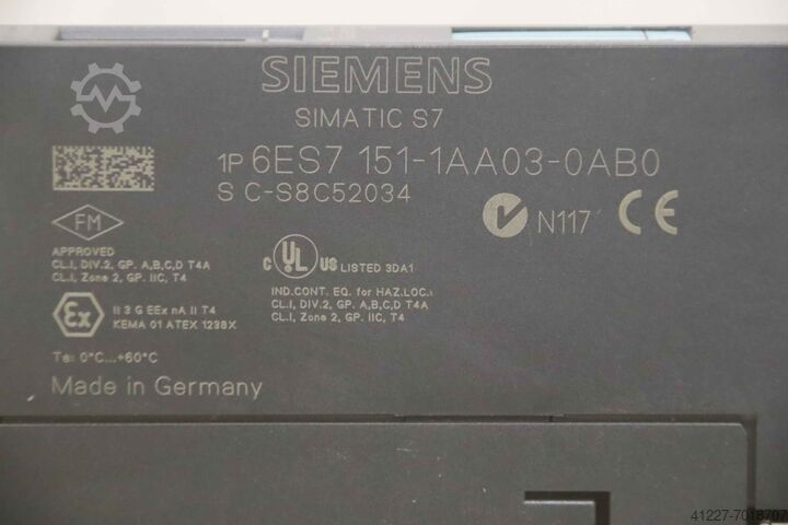 โมดูลอินเทอร์เฟซ Profibus Siemens** 6ES7 151-1AA03-OABO