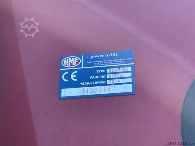 Camión grúa Volvo FH 540 8x2 Euro 6 HMF 8520-O-H6 + JIB FJ 2000-K6