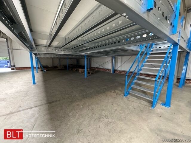Mesanin etasje 10x15m Lagerbühne , Belastung : 500kg/qm Unterkante: 2,5m ,ca. 150qm Systembühne