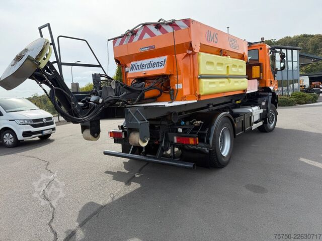 Camión portacontenedores de gancho IVECO Trakker 330 4x4 Marrel Winterdienst