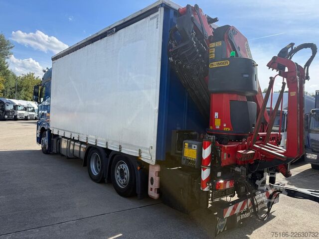 Flatbed truck MERCEDES-BENZ ACTROS 2548 L Pritsche PALFINGER PK 34002*FLYJIB